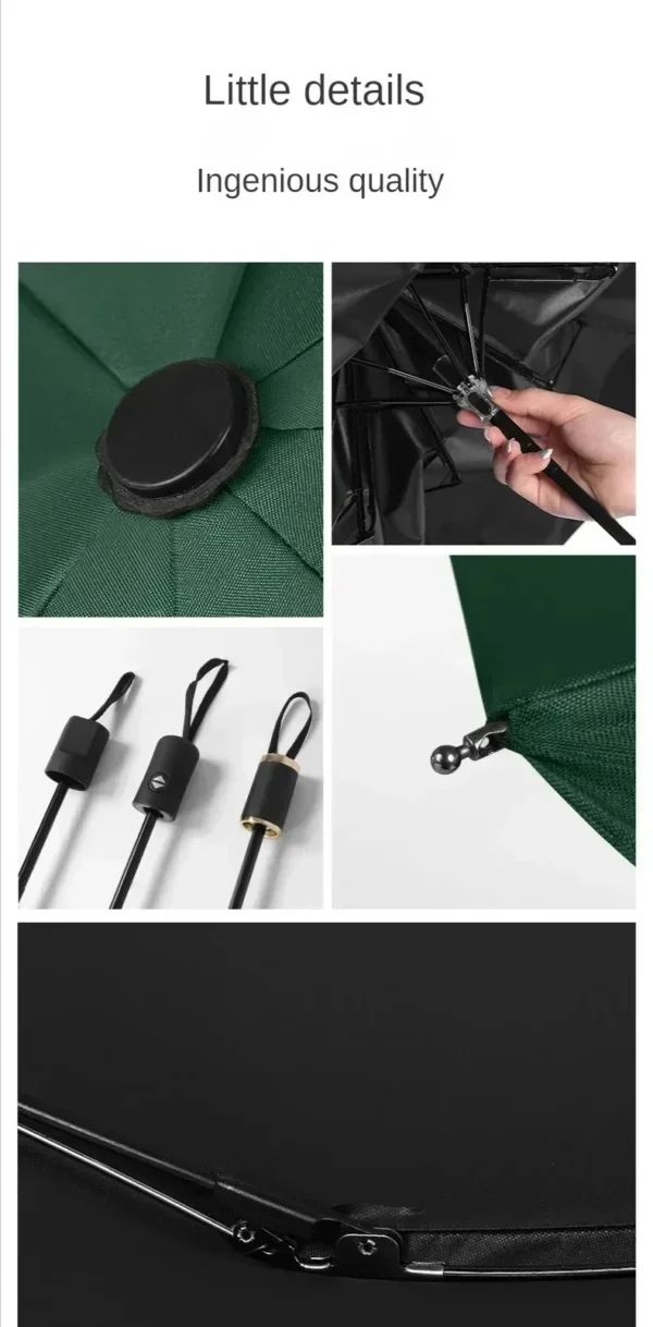 Mini Folding Automatic Umbrella Anti UV Rain Sun Umbrella Fashion Portable Windproof Light Women Men Children Parasol Umbrella - obrazek 28