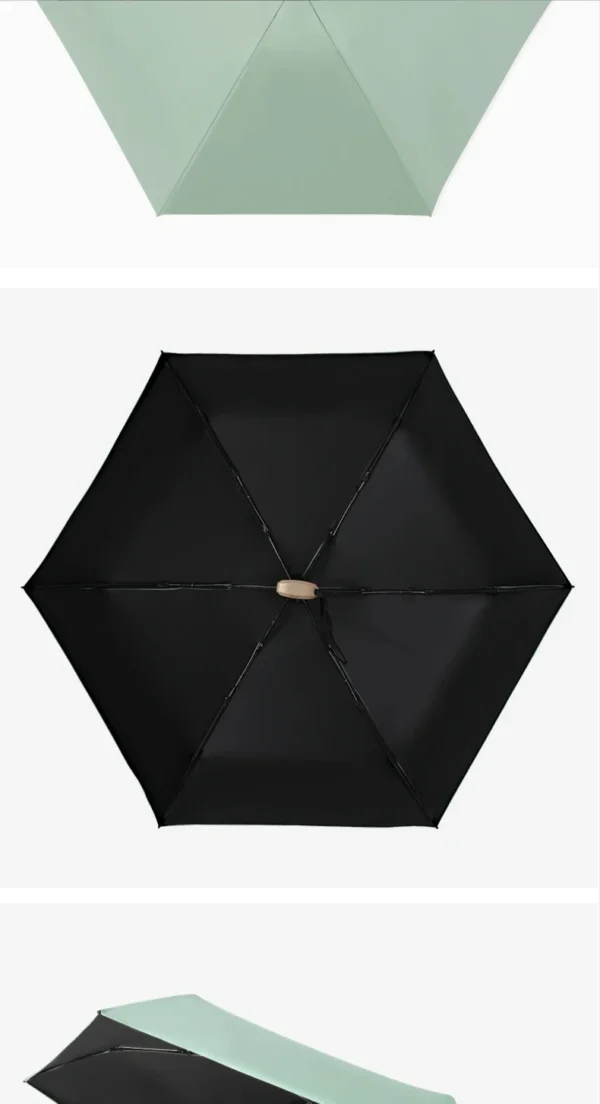55% Off Mini Sun Umbrella Small Pocket Rain Umbrella Vinyl Folding UV Ultraviolet Protection Sun Shade Pocket Parasol Capsule - obrazek 28